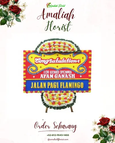 Bunga Papan Congratulation di Legian